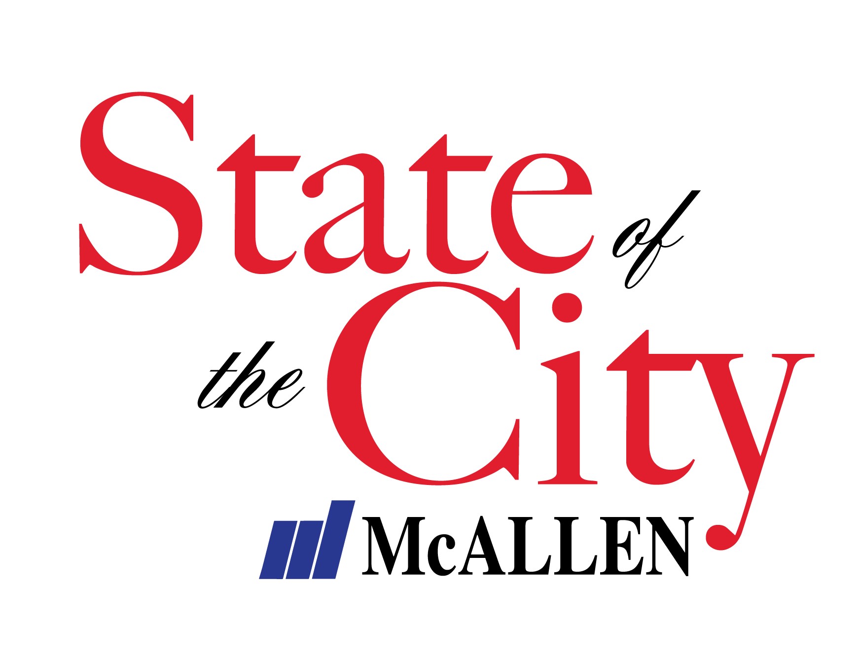 state of the city mcallen logo